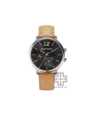 Hush Puppies Orbz HP.7154M.2502 Multi-Function Brown Leather Band Men Watch