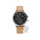 Hush Puppies Orbz HP.7154M.2502 Multi-Function Brown Leather Band Men Watch