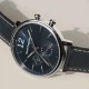 Hush Puppies Orbz HP.7154M.2503 Multi-Function Navy Blue Leather Band Men Watch