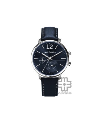 Hush Puppies Orbz HP.7154M.2503 Multi-Function Navy Blue Leather Band Men Watch