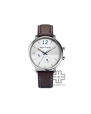 Hush Puppies Orbz HP.7154M.2522 Multi-Function Dark Brown Leather Band Men Watch