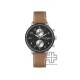 Hush Puppies Signature HP.7156M.2502 Multi-Function Brown Leather Band Men Watch
