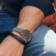 Hush Puppies Signature HP.7156M.2511 Multi-Function Dark Green Leather Band Men Watch