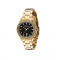 Instinc INS-DK01-GD-BK Gold Stainless Steel Band Women Watch