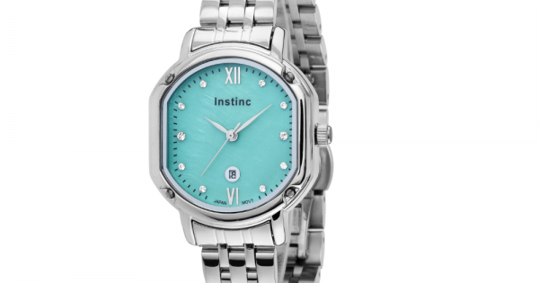 Instinc INS-DK02-SL-TB Silver Stainless Steel Band Women Watch