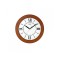 Casio IQ-126-5B Brown Round Wall Clock 