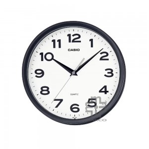 Casio IQ-151-1 Black Round Wall Clock