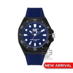 CAT OCTA-SHIELD JA-110-26-612 Blue Silicone Band Analog Watch | 10 ATM | 43 MM | 2Y Warranty