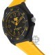 CAT OCTA-SHIELD JA-110-27-117 Yellow Silicone Band Analog Watch | 10 ATM | 43 MM | 2Y Warranty
