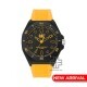 CAT OCTA-SHIELD JA-110-27-117 Yellow Silicone Band Analog Watch | 10 ATM | 43 MM | 2Y Warranty