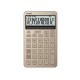Casio Stylish Calculators JW-200DQ-GD Compact Desk Type (Gold)