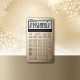Casio Stylish Calculators JW-200DQ-GD Compact Desk Type (Gold)
