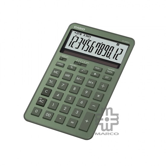 Casio Stylish Calculators JW-200DQ-GN Compact Desk Type (Green)