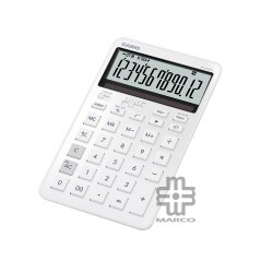 Casio Stylish Calculators JW-200DQ-WE Compact Desk Type (White)