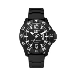 CAT SPECIAL OPS K4-121-21-132 Black Silicone Strap Men Watch