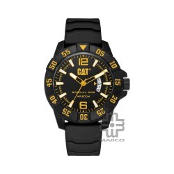 CAT SPECIAL OPS K4-121-21-137 Black Silicone Strap Men Watch