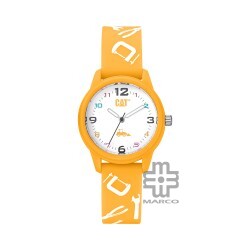 CAT KIDS KE-140-27-212 Yellow Silicone Band Analog Watch | 5 ATM | 30MM | 2Y Warranty