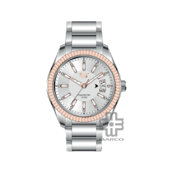 CAT RAY WOMEN L7-341-11-229 Stainless Steel Band Analog Watch | 10 ATM | 36MM | 2Y Warranty