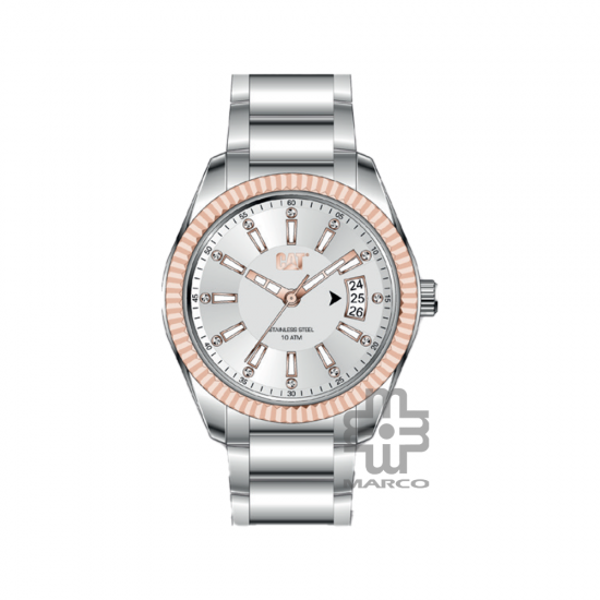 CAT RAY WOMEN L7-341-11-229 Stainless Steel Band Analog Watch | 10 ATM | 36MM | 2Y Warranty