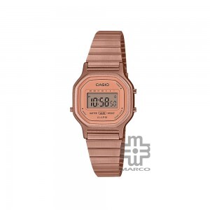 Casio Vintage LA-11WR-5A Rose Gold Stainless Steel Band Women Watch