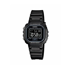 Casio General LA-20WH-1B Digital Black Resin Band Kids Watch