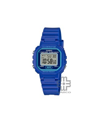 Casio General LA-20WH-2A Digital Blue Resin Band Kids Watch