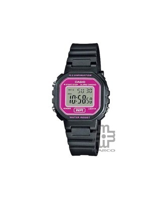 Casio General LA-20WH-4A Digital Black Resin Band Kids Watch