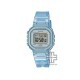 Casio General LA-20WHS-2A Digital Blue Translucent Resin Band Kids Watch