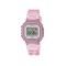 Casio General LA-20WHS-4A Digital Pink Translucent Resin Band Kids Watch