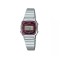 Casio Vintage LA670WA-4 Silver Stainless Steel Band Women Watch
