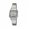 Casio Vintage LA670WA-7 Silver Stainless Steel Band Women Watch