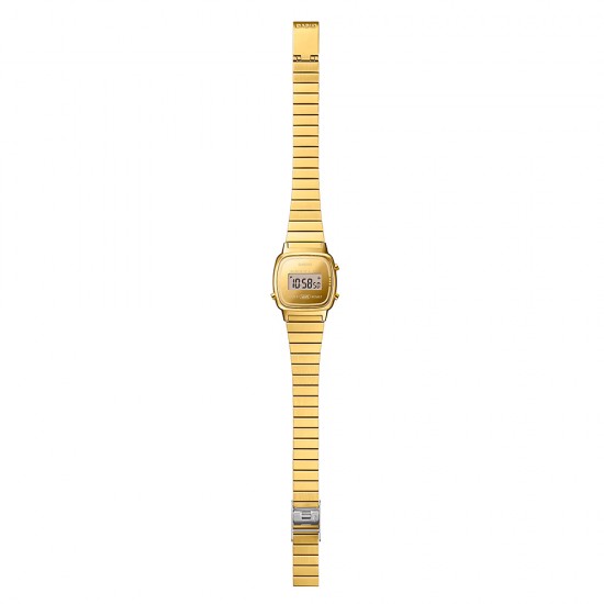 Casio Vintage LA670WEGS-9A Gold Stainless Steel Band Women Watch