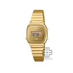 Casio Vintage LA670WEGS-9A Gold Stainless Steel Band Women Watch
