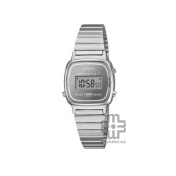 Casio Vintage LA670WES-7A Silver Stainless Steel Band Women Watch