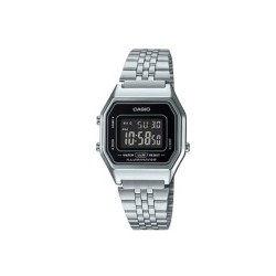 Casio Vintage LA680WA-1B Silver Stainless Steel Band Men Watch / Women Watch