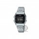 Casio Vintage LA680WA-1B Silver Stainless Steel Band Women Watch