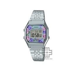 Casio Vintage LA680WA-2C Silver Stainless Steel Band Men Watch / Women Watch
