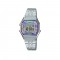 Casio Vintage LA680WA-2C Silver Stainless Steel Band Women Watch