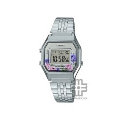 Casio Vintage LA680WA-4C Silver Stainless Steel Band Men Watch / Women Watch