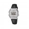 Casio Vintage LA680WEL-1 Black Leather Band Women Watch