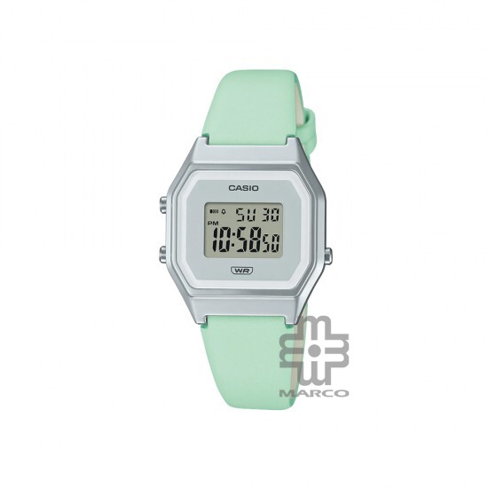 Casio Vintage LA680WEL-3 Green Leather Band Women Watch Casio Vintage LA680WEL-3 Green Leather Band Women Watch