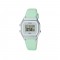 Casio Vintage LA680WEL-3 Green Leather Band Women Watch