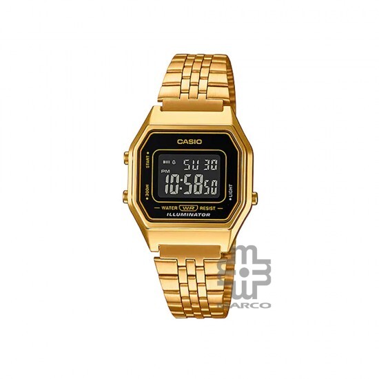 Casio Vintage LA680WGA-1B Gold Stainless Steel Band Men Watch / Women Watch Casio Vintage LA680WGA-1B Gold Stainless Steel Band Men Watch / Women Watch