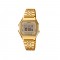 Casio Vintage LA680WGA-9 Gold Stainless Steel Band Men Watch / Women Watch