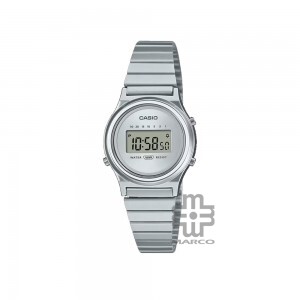 Casio General LA700WE-7A Silver Stainless Steel Band Women Watch