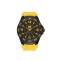 Caterpillar MOTION LB-111-27-137 | Black Yellow | Rubber Strap| 45.5MM | 2Y Warranty