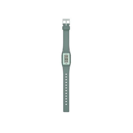 Casio General LF-10WH-3 Green Resin Band Women Youth Watch