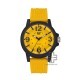 CAT GROOVY LF-111-27-731 YELLOW SILICON STRAP MEN WATCH |10ATM |44.5MM | 2Y Warranty