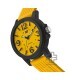 CAT GROOVY LF-111-27-731 YELLOW SILICON STRAP MEN WATCH |10ATM |44.5MM | 2Y Warranty