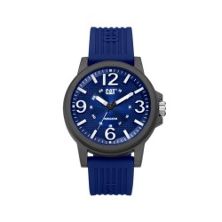 CAT GROOVY LF-111-26-632 BLUE SILICON STRAP MEN WATCH